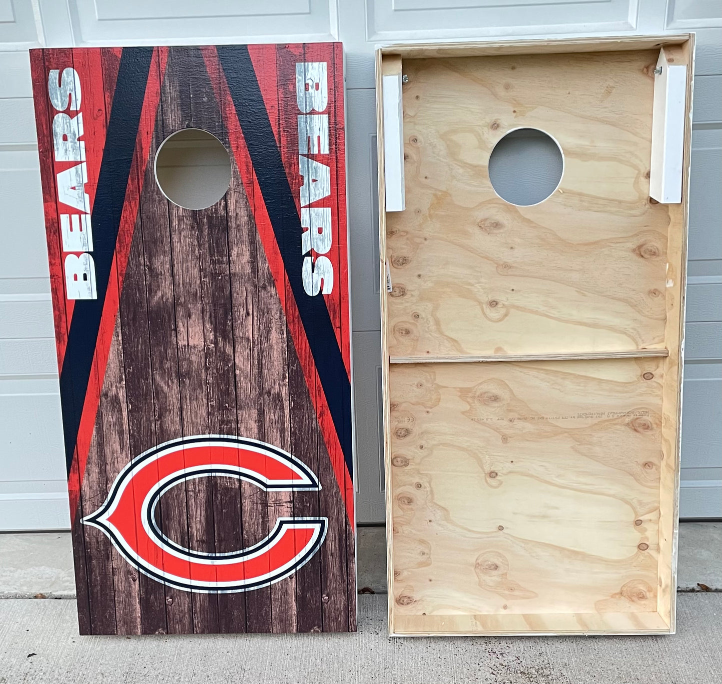Chicago Bears (Style #1)Cornhole Set