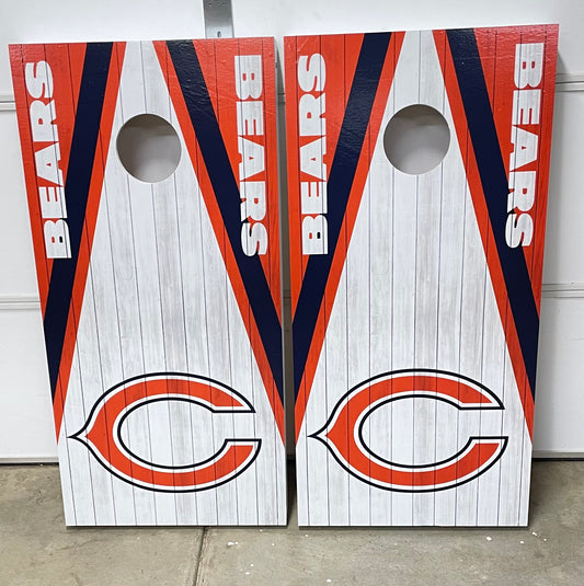 Chicago Bears (Style #2)Cornhole Set