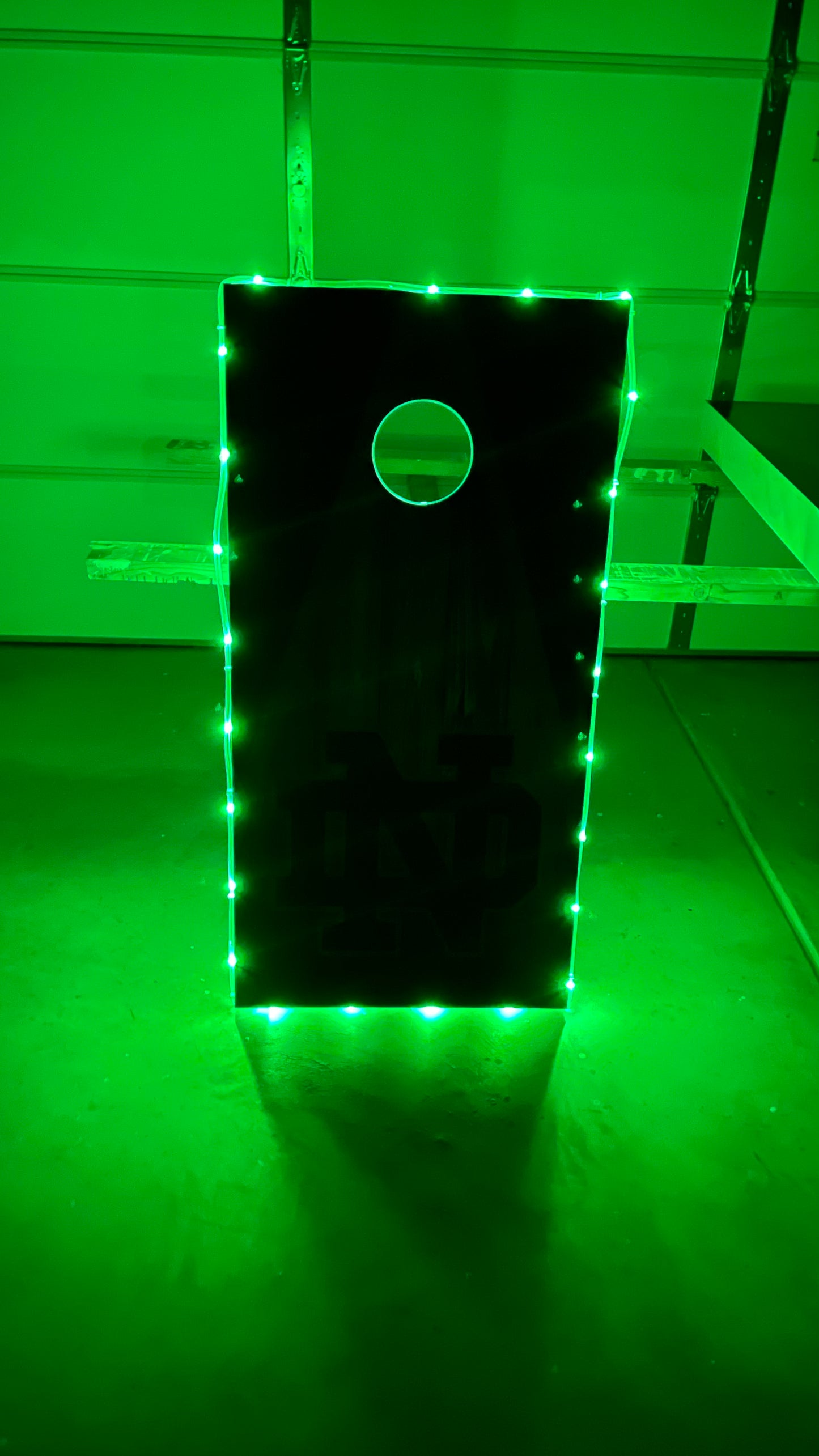 Green Hole & Box LED Cornhole lights