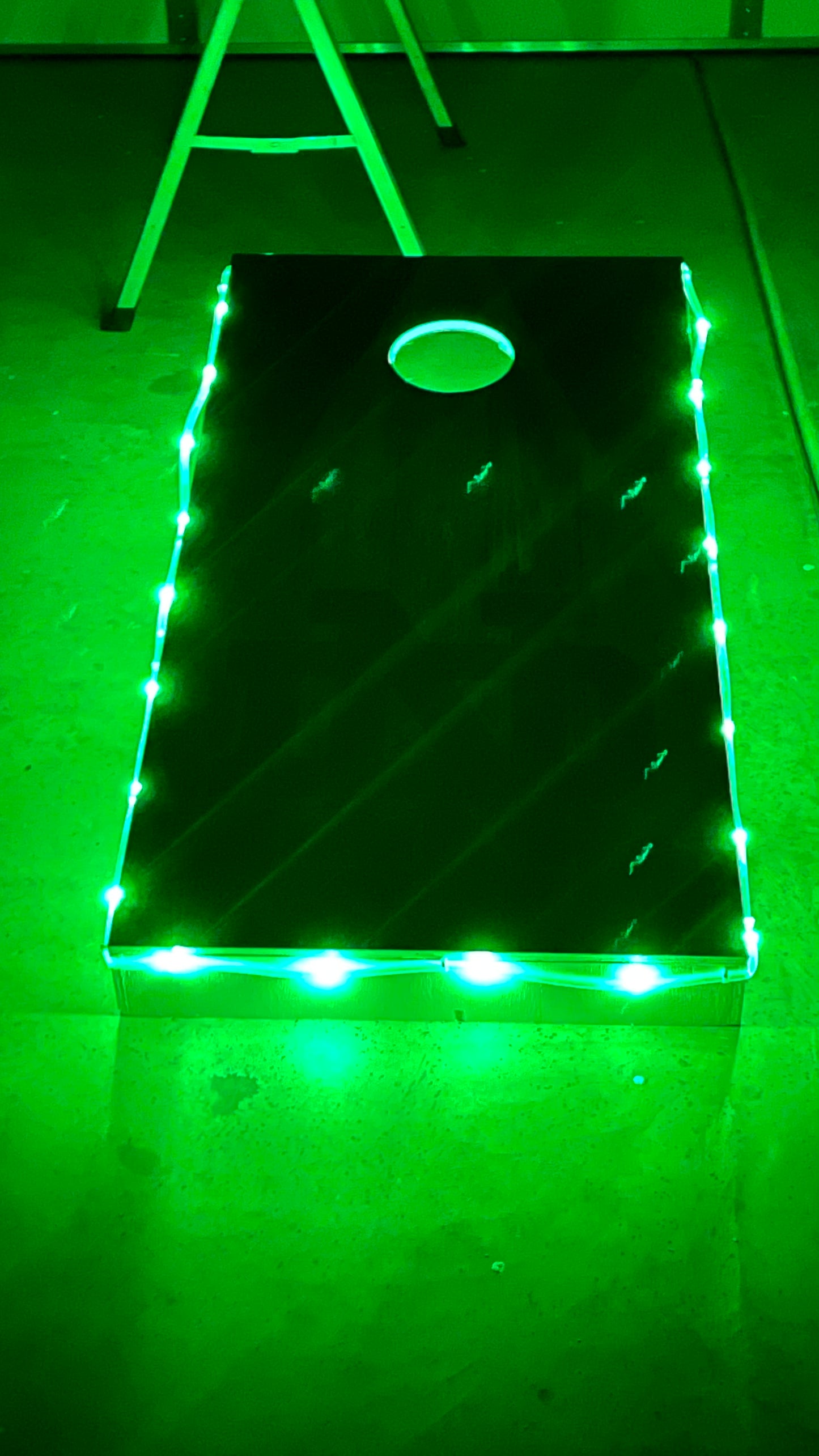 Green Hole & Box LED Cornhole lights